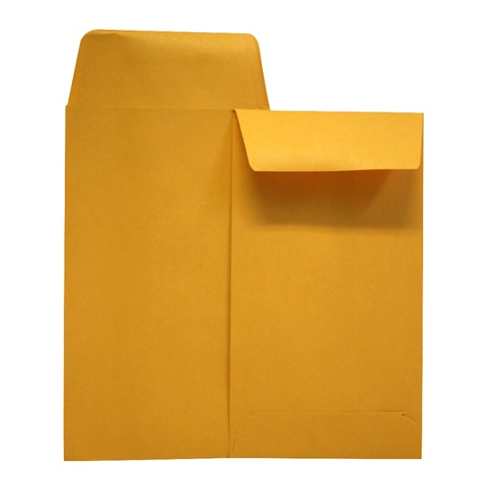 Sobre kraft engomado Ampad coin caja con500 piezas