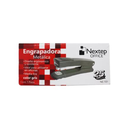 Nextep Engrapadora Metálica Media Tira Para 25 Hojas. [NE-101]