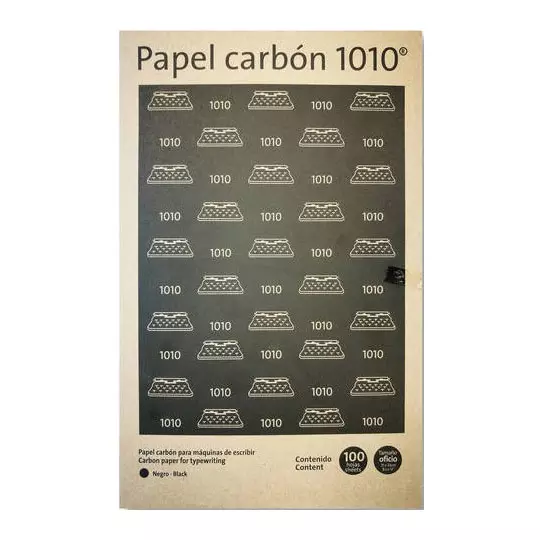 Papel carbon 1010 Pelikan tamaño oficionegro, caja con 100 hojas [PEL-PAC-0101017]