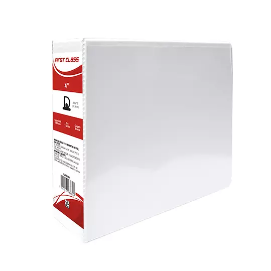 Carpeta Tamaño Carta DIETRIX 4 Pulgadas Herraje D Color Blanca Con Ventana  [DIE-CAR-6346] (NO USAR)