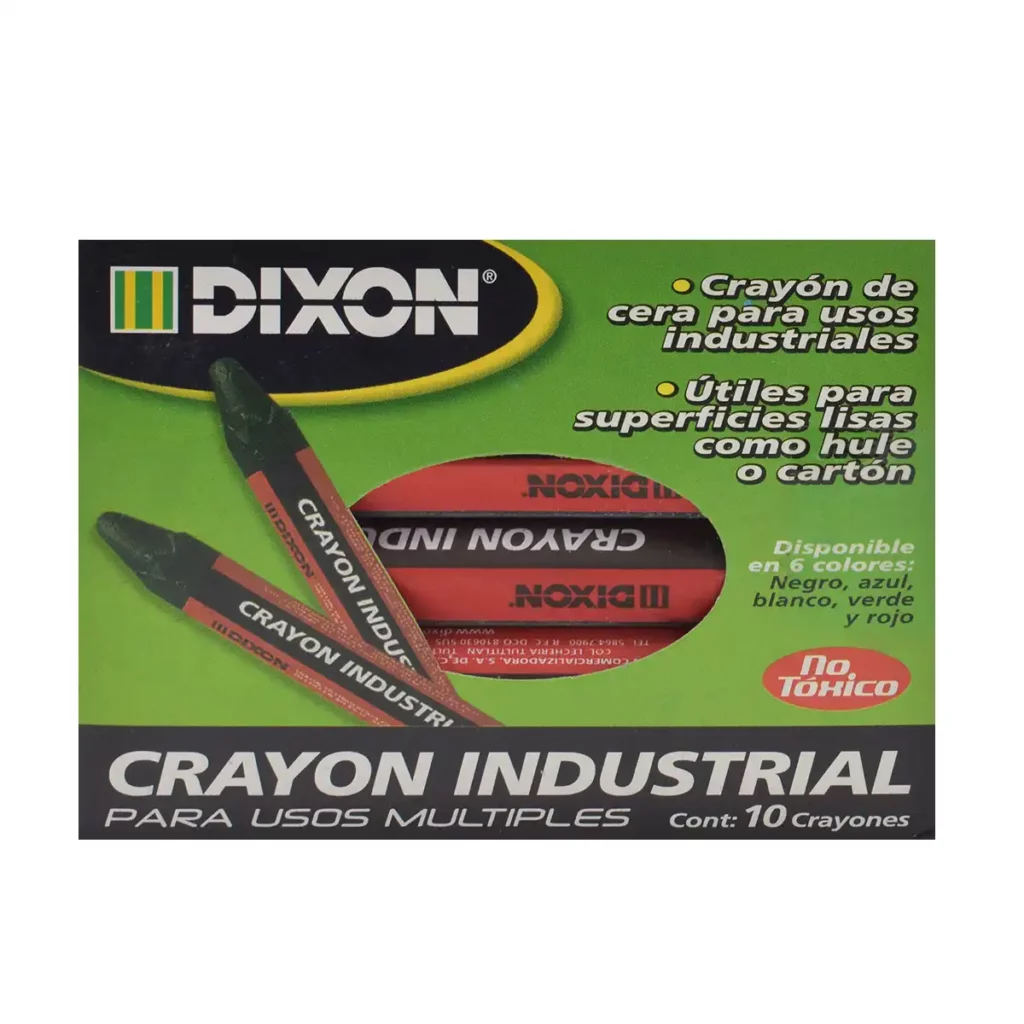 CRAYON INDUSTRIAL ROJO 2000 CAJA C/ 10 PZ.