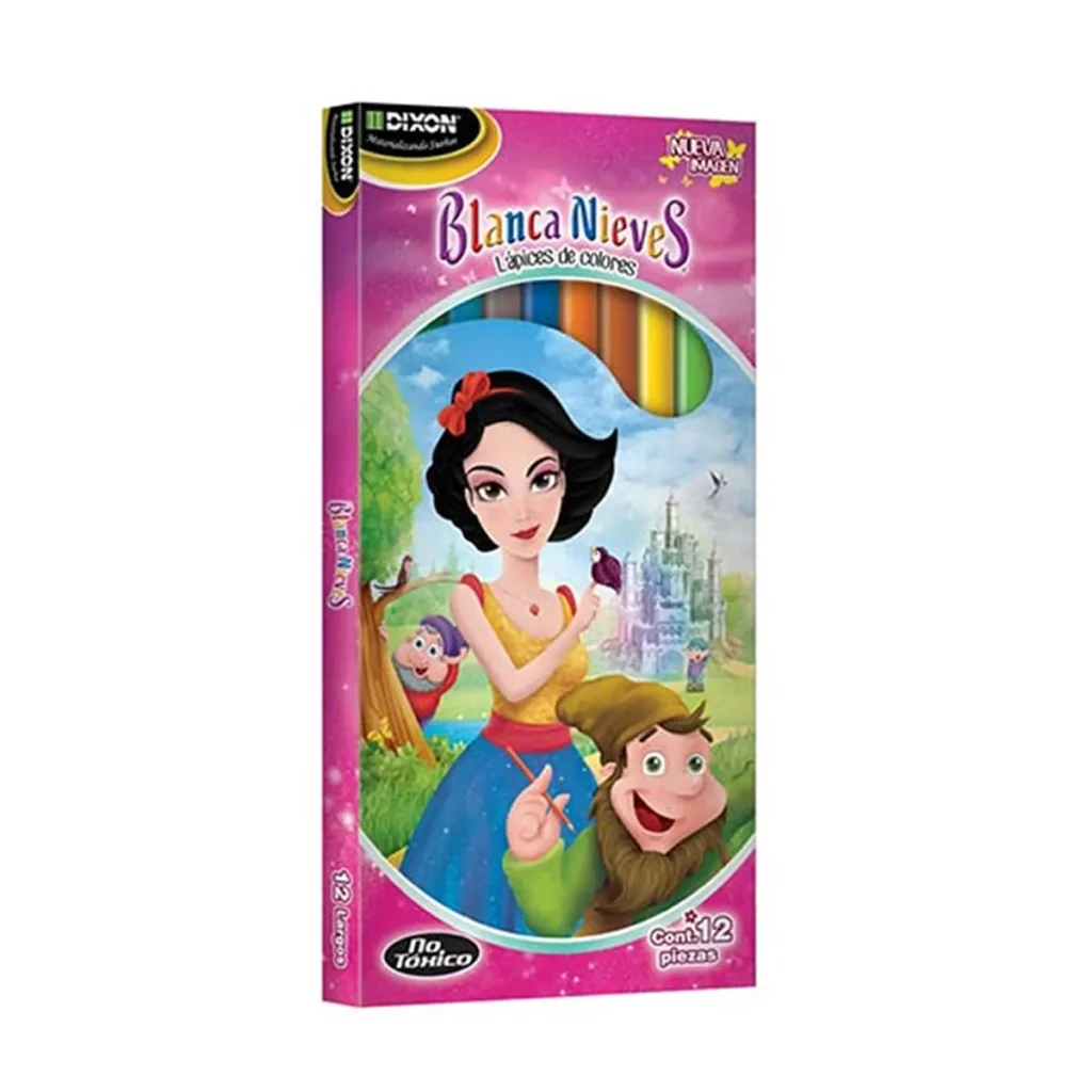 COLORES BLANCA NIEVES 12 COL.  LARGOS 45074 CAJA C/ 5 PZ.