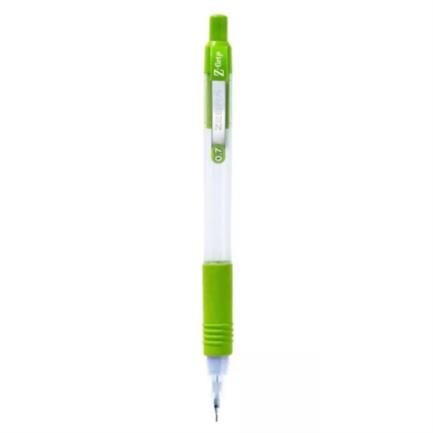 Lapicero Zebra Z-Grip Retráctil 0.7mm Color Verde C/12 Pzas