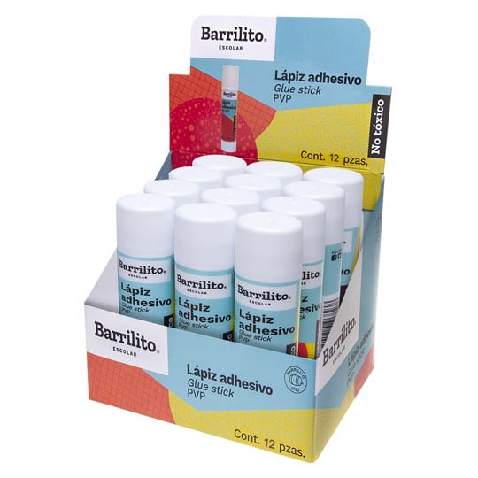 Lápiz adhesivo 36 g Barrilito color blanco