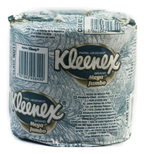 Kleenex Papel Higiénico Individual 400 Hojas Cama Con 18 Pzs [90217] 