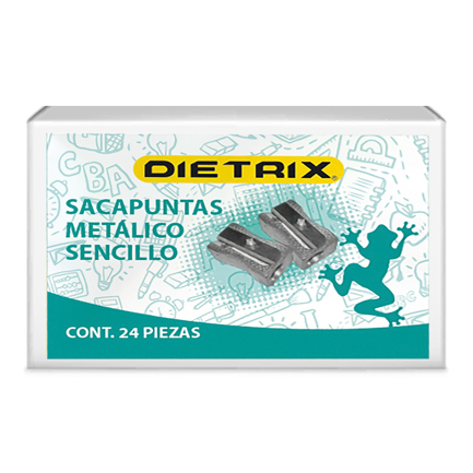 Sacapuntas metálico sencillo Dietrix 24
