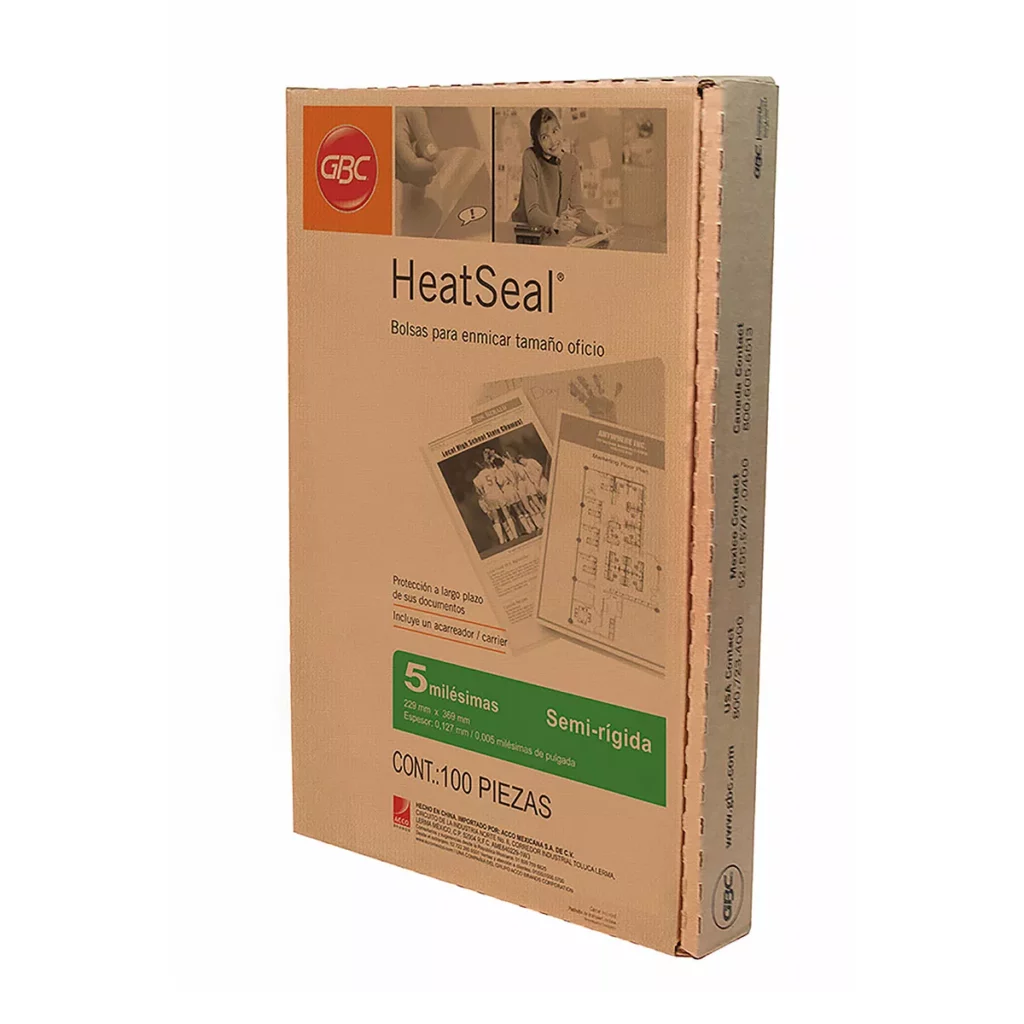 MICA TERMICA 5MM OFICIO M130252 CAJA C/ 20 PZ.