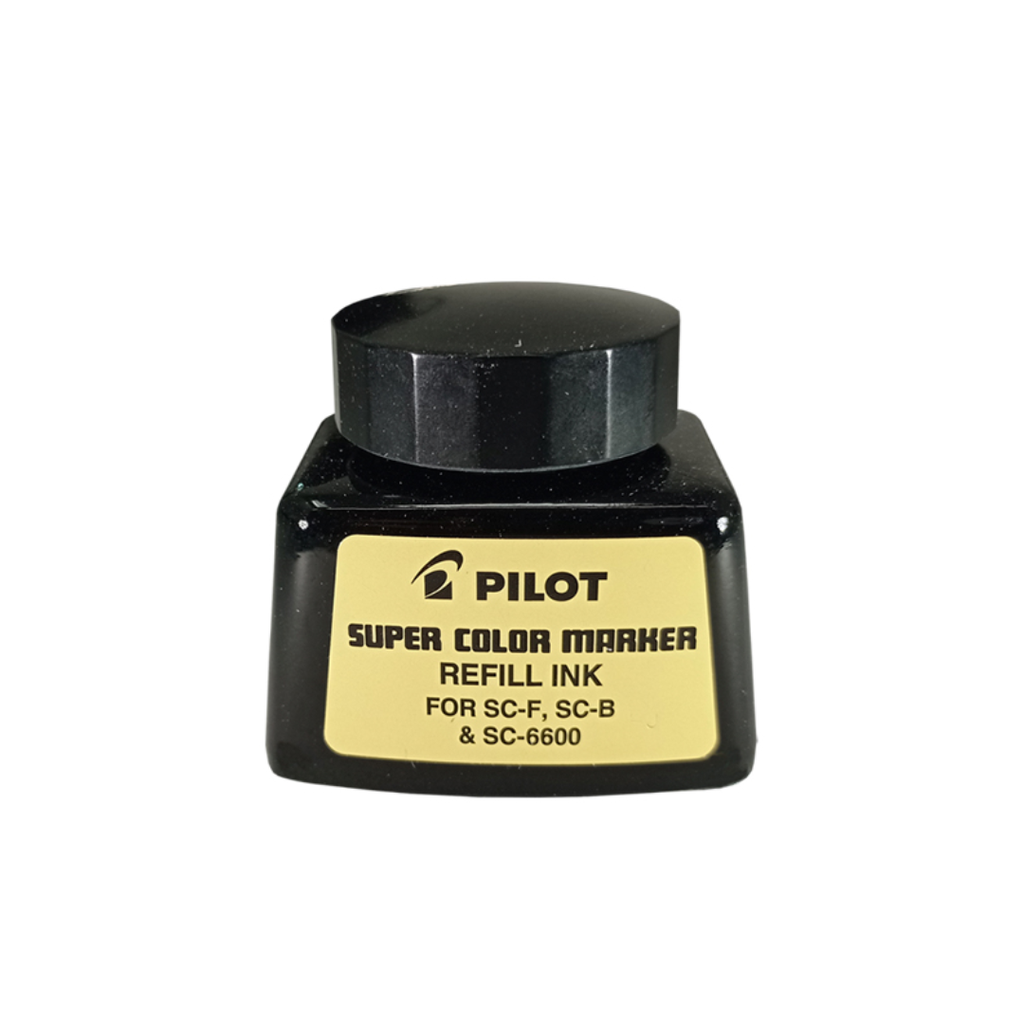 Pilot Tinta para Recarga de Rotuladores 30 Ml Pigmento Negro 