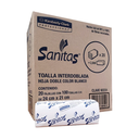 Sanitas Toalla Higiénica 20 Paquetes De Toallas Caja Con 2000 Pzs. [7501017381623] [92231]