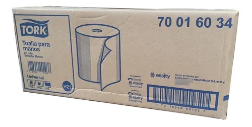 Tork Toalla En Rollo Blanca Universal Hs 6 Rollos / 180 Mts [PLG0347] 