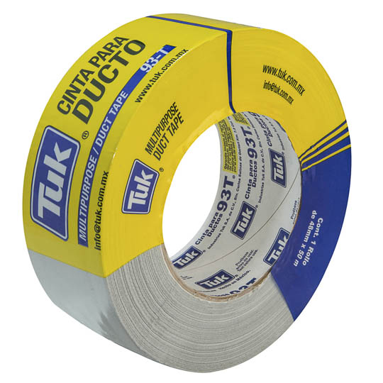Cinta 93t de ducto TUK 48mm x 50m, colorgris, 1 pza