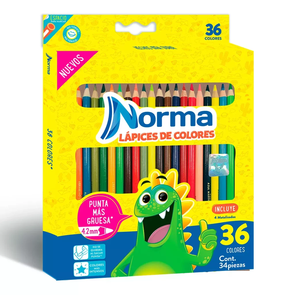 COLORES NORMA 36 COL. 526114 CAJA C/ 2 PZ.