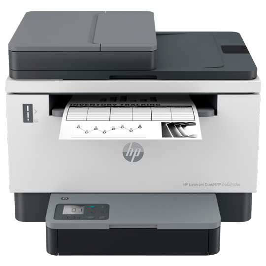 Multifuncional HP de tóner continuo monocromático, LaserJet Tank 2602sdw