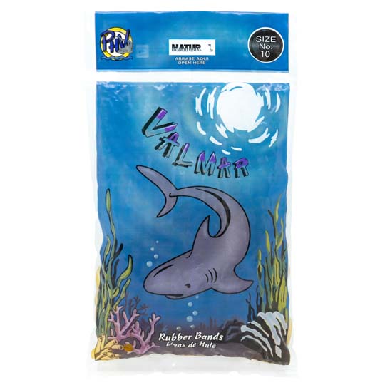 Ligas de hule natural no.10.