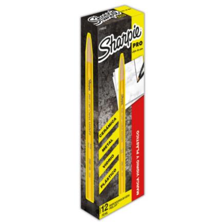Marcador De Cera Sharpie Color Amarillo,