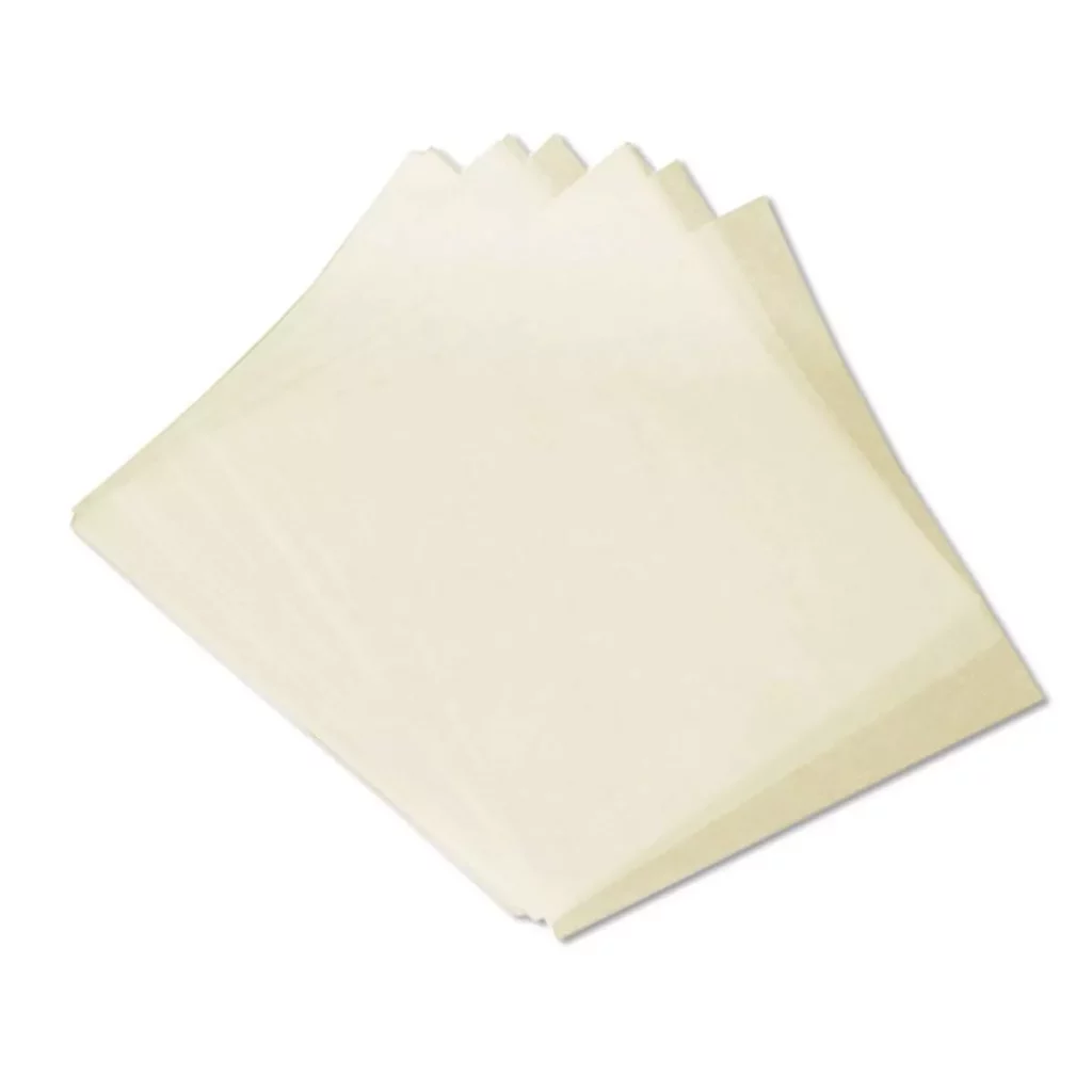 PAPEL MANTEQUILLA 61X91 GRUESO 60GRS PAQ. C/ 25 PZ.