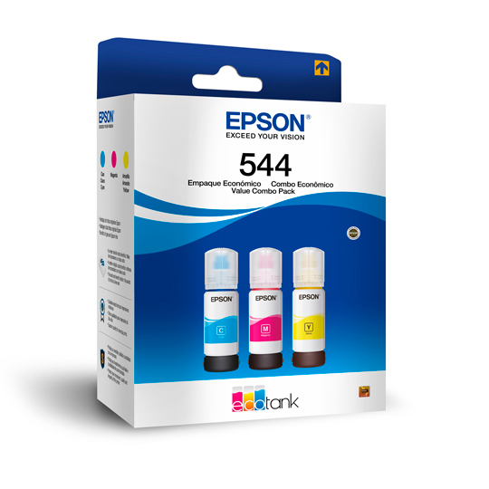 Kit tintas de color Epson T544 3 pzas.
