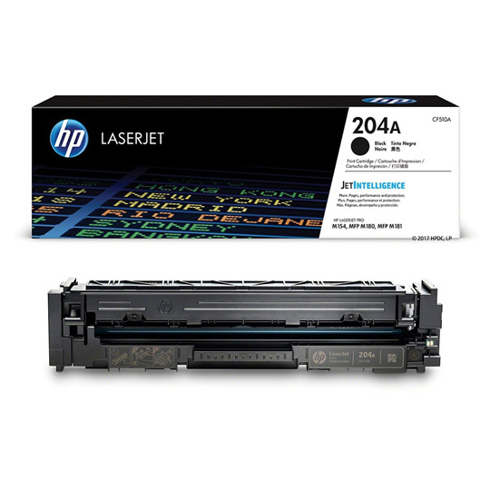 Tóner HP LaserJet 204A Color Negro