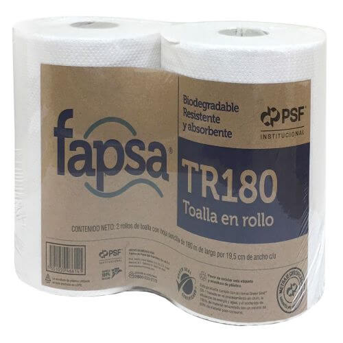 Toalla en rollo Fapsa (TR03611) 2 rollos PSF pro