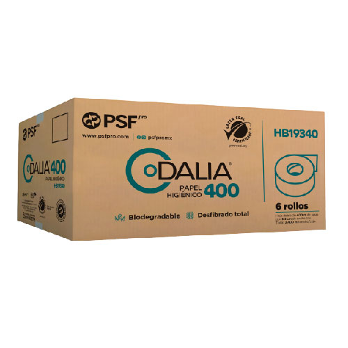 Papel higiénico Dalia 400 (HB19340) 6 rollos PSF Pro