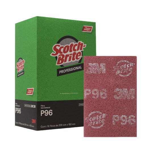 Fibra Scotch-Brite P96 Roja 3M