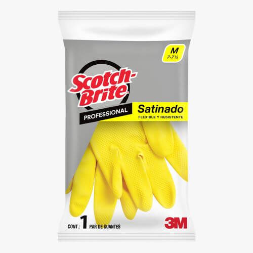 Guantes Scotch-Brite Satinados-amarillo 3M