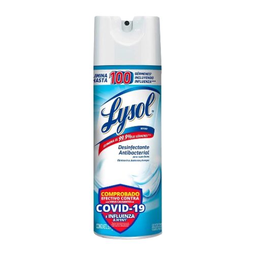 Desinfectante Lysol Aerosol para superficies Crisp Linen