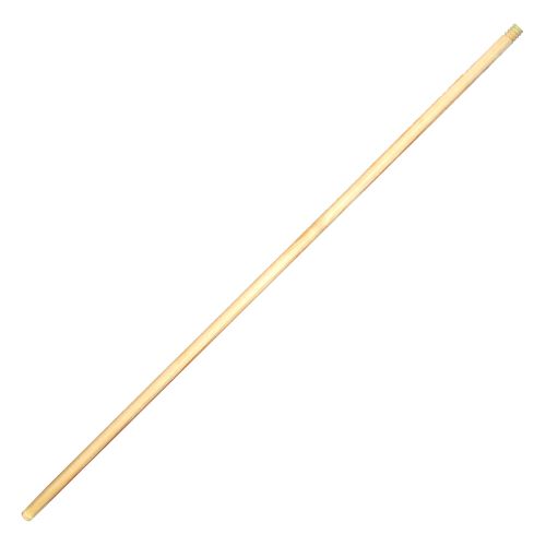 Bastón de madera con rosca para escobas