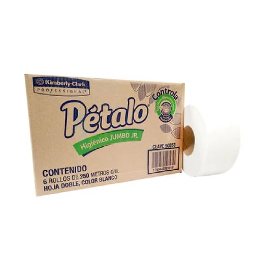 Papel higiénico Pétalo Jumbo Jr. (90553) 6 rollos KC