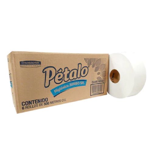 Papel higiénico Pétalo Jumbo Sr (90552) 6 rollos KC