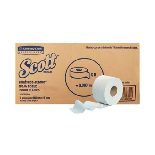 Papel higiénico Jumbo Jr. Scott (90621) 6 rollos KC