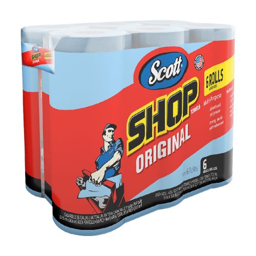 Toalla Scott Shop original 6 rollos KC