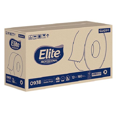 Papel higiénico Elite Classic 12 rollos