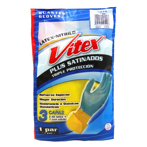 Guantes Vitex Plus N satinados
