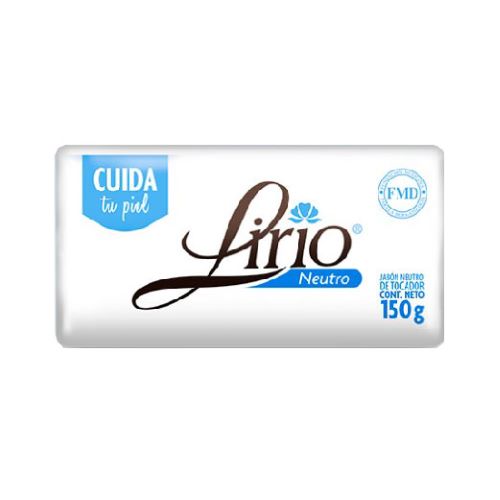 Jabón para tocador Lirio neutro 4 piezas