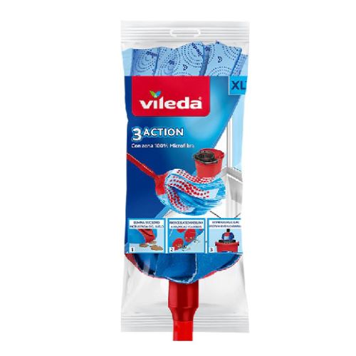 Mechudo 3Action azul Vileda