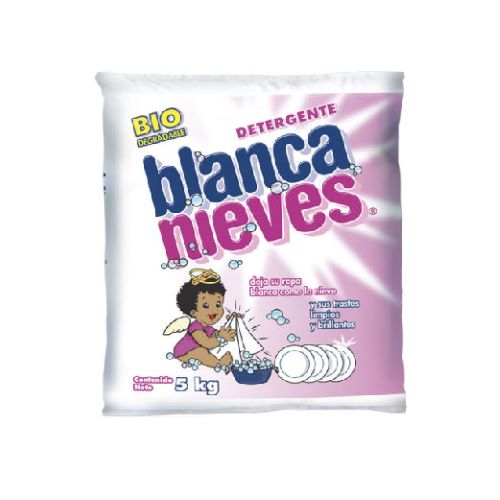 Detergente en polvo Blanca Nieves de 5 kg La Corona