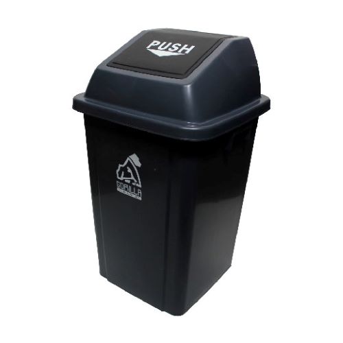 Bote cuadrado push 60 lt Gorilla