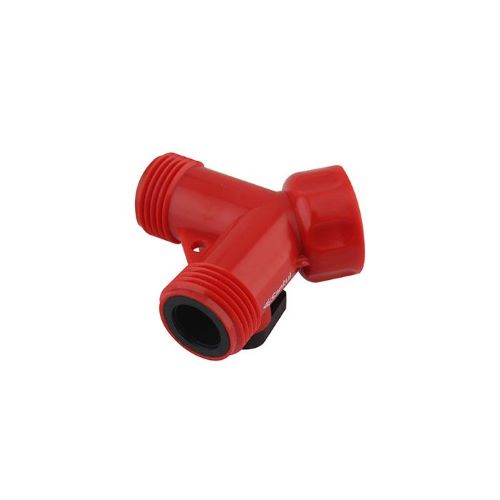 Conector de plástico en “Y” para manguera con llaves de paso de Santul (7513)
