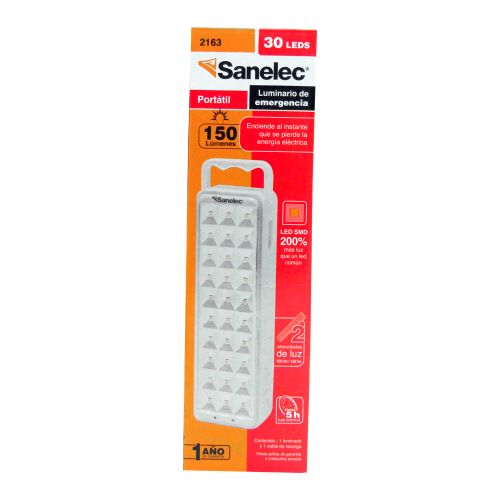 Luminario recargable de 30 leds