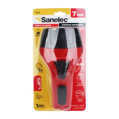 Linterna recargable portátil Santul de 7 leds (1612)