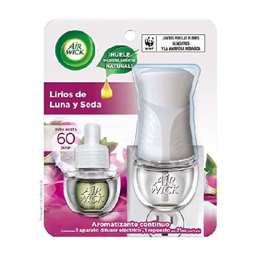 Difusor Eléctrico Air Wick Lirios Luna y Seda de 21 ml