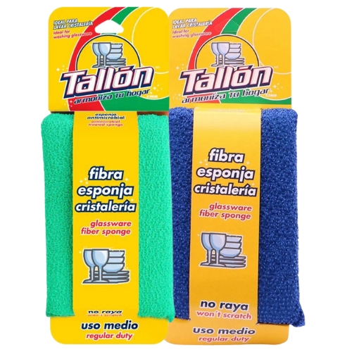 Fibra esponja para cristalería Tallón