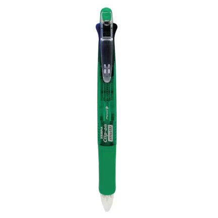 Bolígrafo Zebra 4 Colores + Lapicero Clip-On Multifuncional Verde