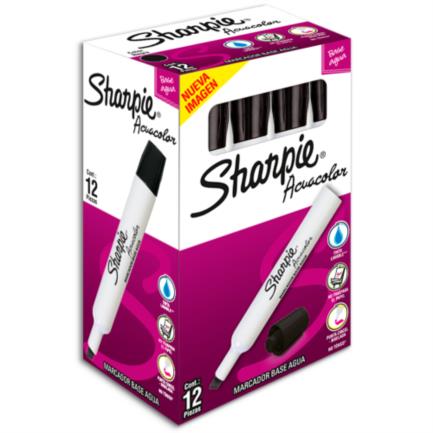 Sharpie Acuacolor Caja Con 12 Piezas Col