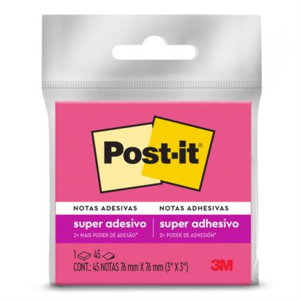 Notas Adhesivas 3M Post It Súper Sticky Opp 3x3" 45 Hojas
