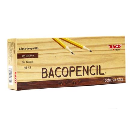 Lapiz Baco Amarillo C/50