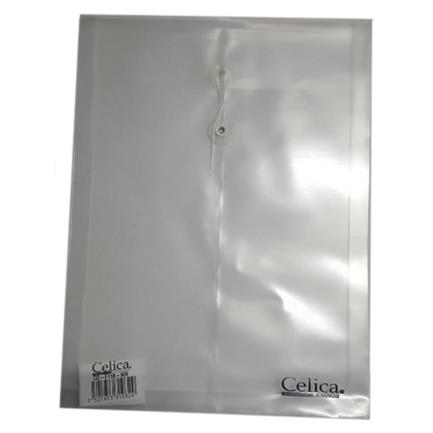 Sobre p/documentos Celica t/carta c/hilo blanco C/12 piezas