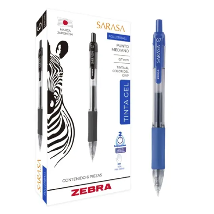 Bolígrafo De Gel Zebra Sarasa Punto Medi