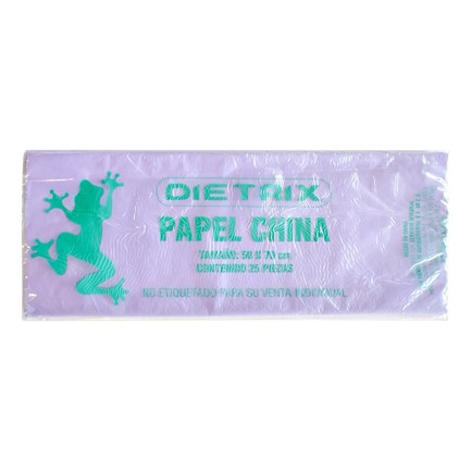Papel de china Dietrix 50 X 70 cms lila paquete con 25 hojas
